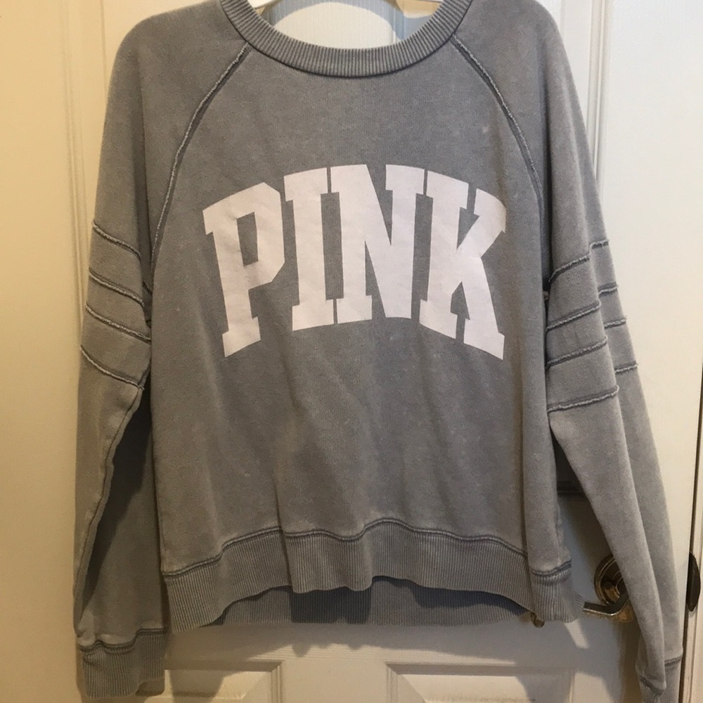Gray PINK Sweatshirt
